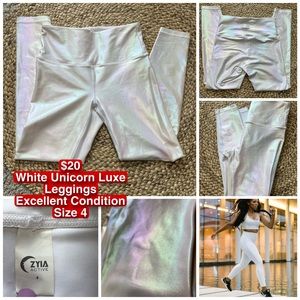 EUC ZYIA Unicorn Luxe Leggings